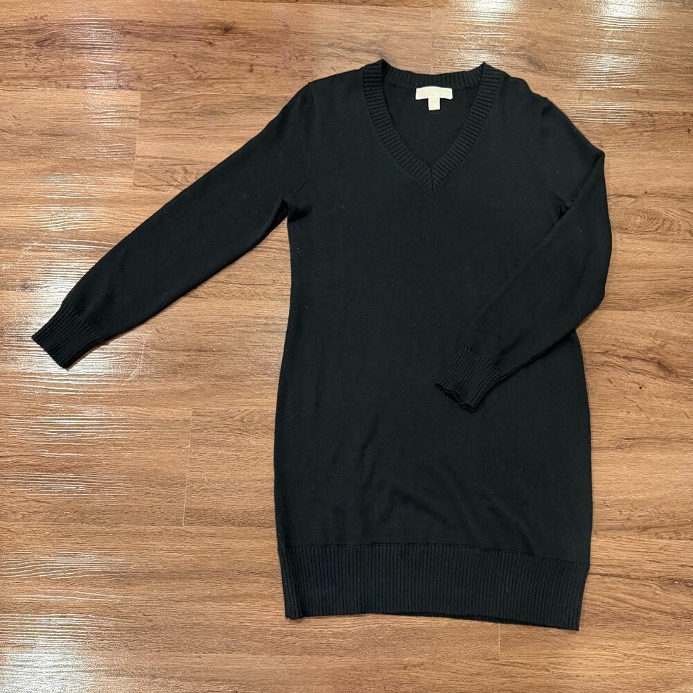 MICHEAL Micheal Kors Sweater Midi Dress Black